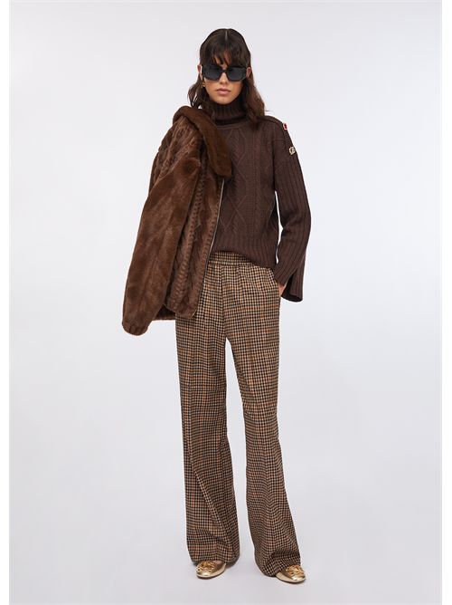 Pantaloni flare a quadretti LIU JO | MF5349T4335/P9002